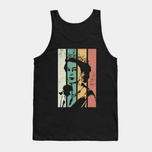 Queen Elizabeth - retro colors Tank Top